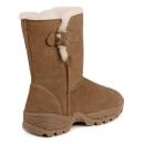 Ladies Berkshire Sheepskin Mid Boot Chestnut Extra Image 2 Preview